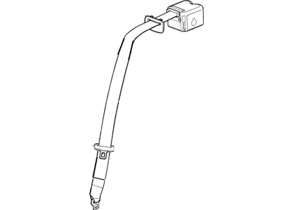 Cadillac 22906898 RETRACTOR,R/CENTER SEAT BELT(INCLUDES 12)(PLATINUM)(W/PLATINUM BEZEL)