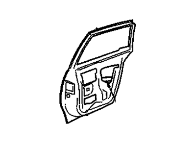 20718143 GM Outer Panel, Rear Driver Side Illustration 1 of 1