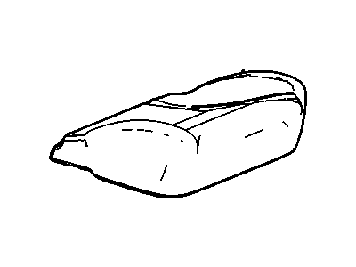 Chevy 20850222 COVER,PASSENGER SEAT CUSHION(EBONY)