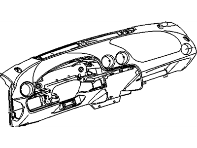 Pontiac 22656076 Instrument Panel