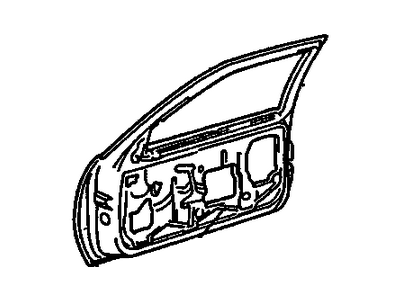 Cadillac 12373674 Door Shell