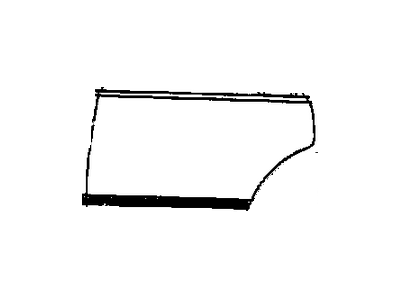 GMC Caballero Door Moldings - 1155769