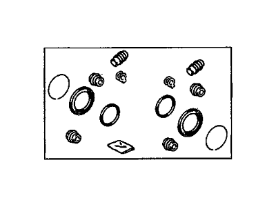 Pontiac Vibe Brake Caliper Repair Kit - 19204645