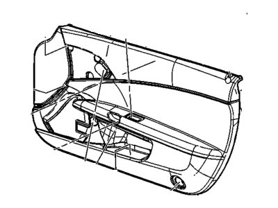 Chevy 22744248 TRIM,FRONT SIDE DOOR(INCLUDES 3-8,10,12-15,17,19-25,27)(EBONY)