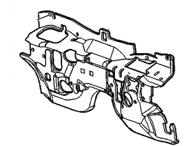 Hummer 20940454 INSULATOR,DASH PANEL INNER(INCLUDES 3)