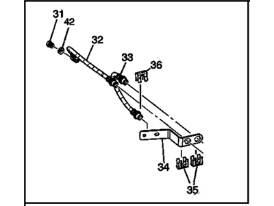 2007 Cadillac CTS Brake Line - 19366715