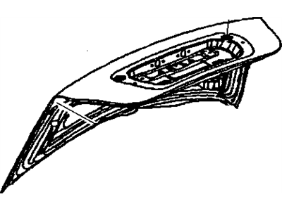 Oldsmobile 88890402 Trunk Lid