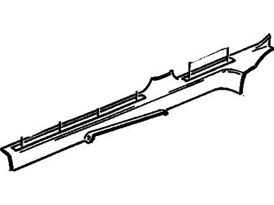 Cadillac 90440727 Carpet Retainer
