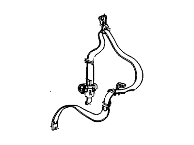Chevy 12369676 Retractor Assembly