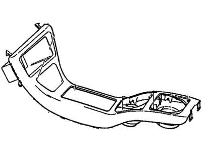 Buick 10236756 Console Body