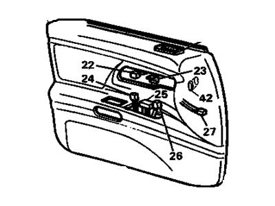 Oldsmobile 12371974 Trim Panel Assembly