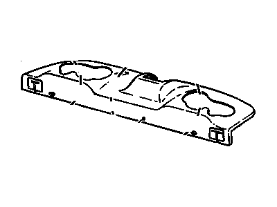 Pontiac 25633195 TRIM,REAR WINDOW PANEL(LIGHT BEIGE)