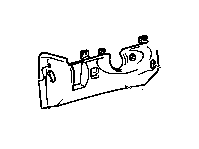 Oldsmobile 25636719 Knee Bolster