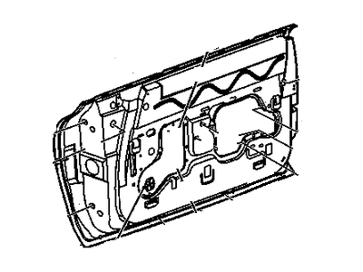 Oldsmobile 25657492 Door Shell