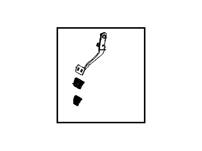 Chevy 96470130 PEDAL,BRAKE(PART OF 1)(INCLUDES 3,37)