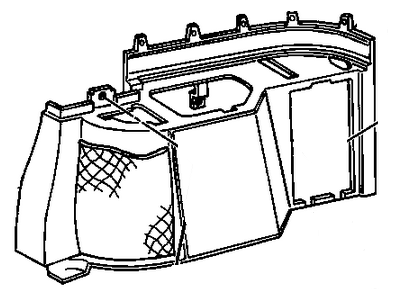 Oldsmobile 10226255 Wheelhouse Trim