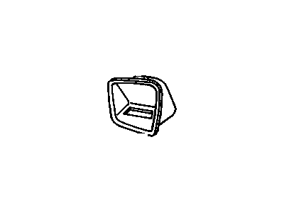 Chevy 12396390 BEZEL,SHOULDER BELT RETRACTOR(RH)(*05)