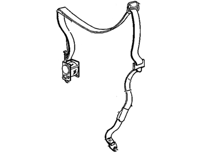 Oldsmobile 22617757 BELT KIT,DRIVER SEAT (RETRACTOR SIDE)(INCLUDES 10)(OAK)