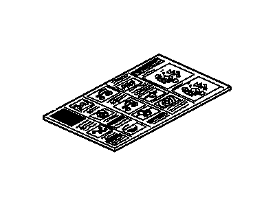 Buick 22598806 Label