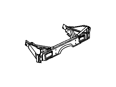 GM 10153670 Impact Bar 10153670 GM Impact Bar Illustration 1 of 1