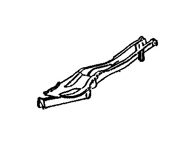 12539003 GM Frame Rail, Rear Driver Side Illustration 1 of 1