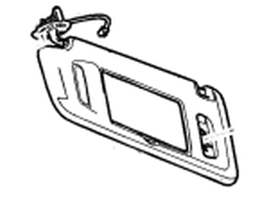 Buick 23489319 SUNSHADE,(INCLUDES 17,18,20,21)(TITANIUM)