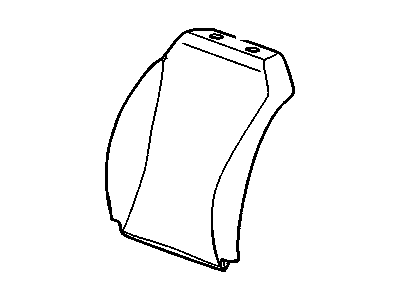 Pontiac 10394788 COVER,DRIVER SEAT BACK(EBONY)