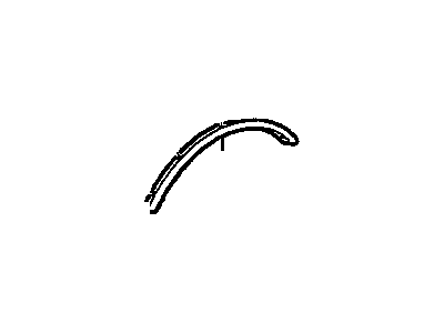 Oldsmobile 88891288 Wheel Opening Molding