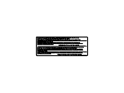 Chevy 52371400 LABEL,ALTERED VEHICLE CERTIFICATION