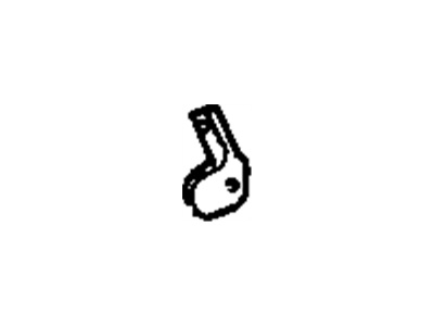 25634635 GM Armrest Mount Bracket, Driver Side Illustration 1 of 1