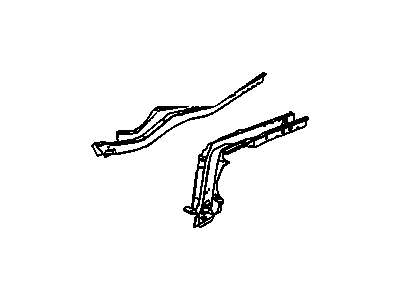 25661073 GM Side Rail, Rear Passenger Side Illustration 1 of 1