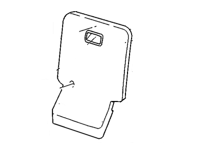 GM 15708567 Panel, Am7 - Rear Bucket/Split Seat Cushion, Medium Gray GM 15708567 Panel, Am7 - Rear Bucket/Split Seat Cushion, Medium Gray