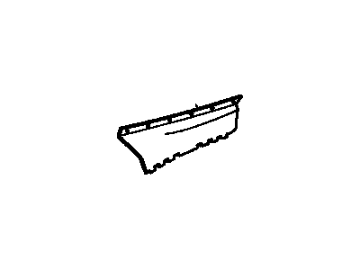 12394919 GM Inner Panel Reinforcement, Passenger Side Illustration 1 of 1