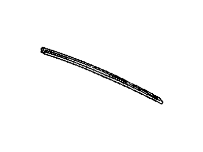 1638200 GM Defroster Grille, Black Illustration 1 of 1