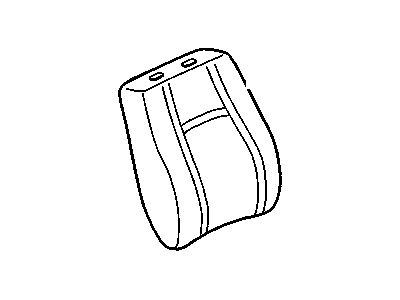 GM 19151345 Cover, Am7 - Rear Folding Bench Seat Back, Front 19151345 GM Cover, Am7 - Rear Folding Bench Seat Back, Front Illustration 1 of 1