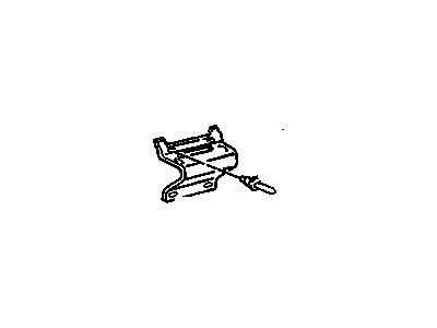 GM 15708658 Armrest Bracket, Front Passenger Side 15708658 GM Armrest Bracket, Front Passenger Side Illustration 1 of 1