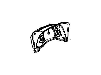 GMC Savana 2500 Speedometer - 25998318