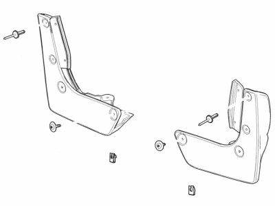 Chevy Malibu Mud Flaps - 23436159