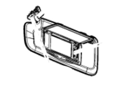 Chevy 42576599 SUNSHADE,(INCLUDES 14,15,20,21)(INSTALL 0.10)(0.50 KGS)(10.203)