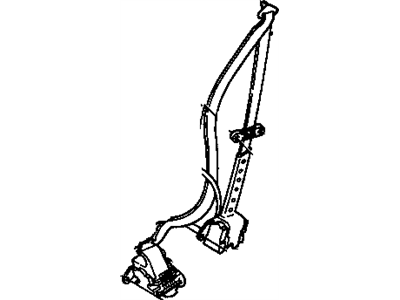 1992 Pontiac Grand Prix Seat Belt - 12517732