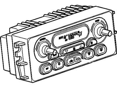 Oldsmobile 10442503 Heater Control