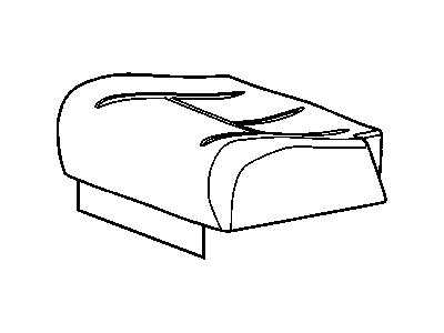Chevy 89040849 COVER,REAR SEAT CUSHION(SHALE)