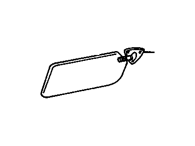 Chevy 10219295 Sunvisor