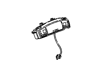Cadillac 16200236 Gauge Cluster