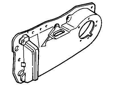 Cadillac 89019293 Barrier