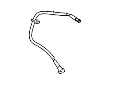 Cadillac 12656670 TUBE,TURBO WASTEGATE ACTUATOR VACUUM SOURCE(TO RH SOLENOID VALVE ON VACUUM TANK)