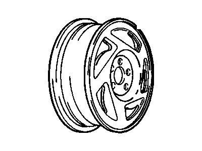 Chevy Cavalier Spare Wheel - 22542366