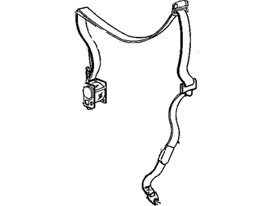 GM 22617757 Belt Kit, Seat Belt, Oak, Driver Side