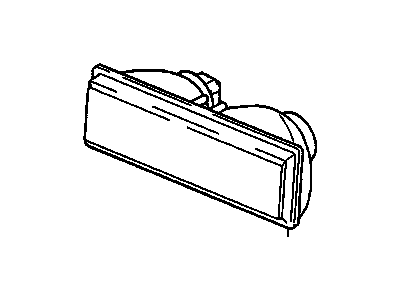 Buick 16516334 Lens & Housing