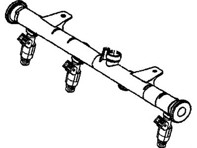 2000 GMC Yukon Fuel Rail - 17113637